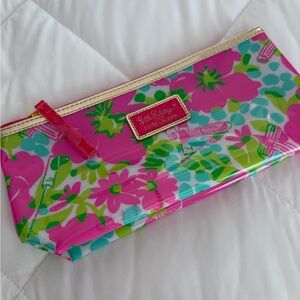 Lilly Pulitzer Floral Cosmetic Bag New!